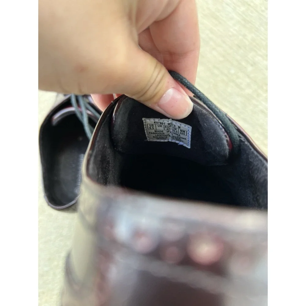 Rockport Dressports Men's Sz 8.5M Burgundy Leather Wingtip‎ Oxford